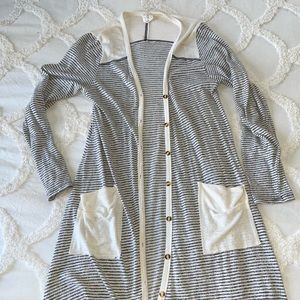 By Together/Vici Stripped Cardigan